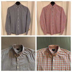 2x J. Crew Button-Down Dress/Work Shirts (MD)